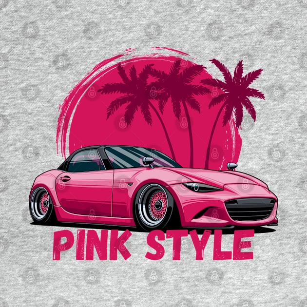 MX5 Miata Pink style by Markaryan